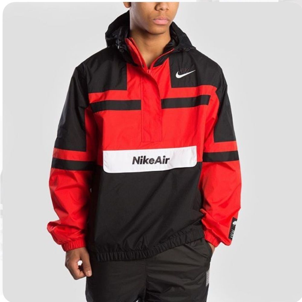 Nike Air- Colorblock Hooded Pullover Windbreaker- Sz. M